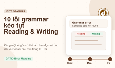 10 lỗi ngữ pháp tiếng Anh thường gặp khiến học sinh mất điểm Reading và Writing