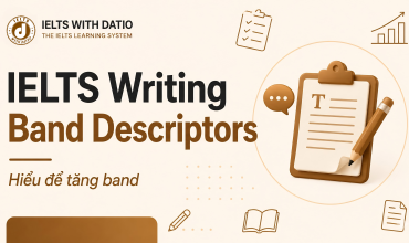 IELTS Writing Band Descriptors: Tăng band Writing