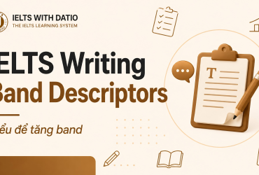 IELTS Writing Band Descriptors: Tăng band Writing