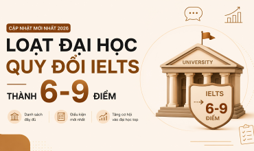 Qui đổi điểm IELTS Đại học 2026