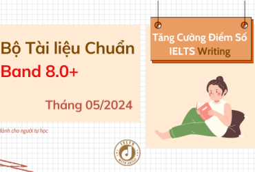 Bí Quyết Nâng Cao Điểm IELTS Writing Bộ Tài Liệu Chuẩn Band 8.0+ | Tháng 05/2024