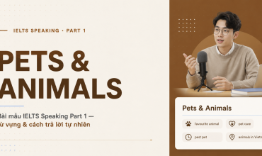 Pets and Animals IELTS Speaking Part 1 bai mau va tu vung