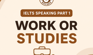 work or studies sample answer